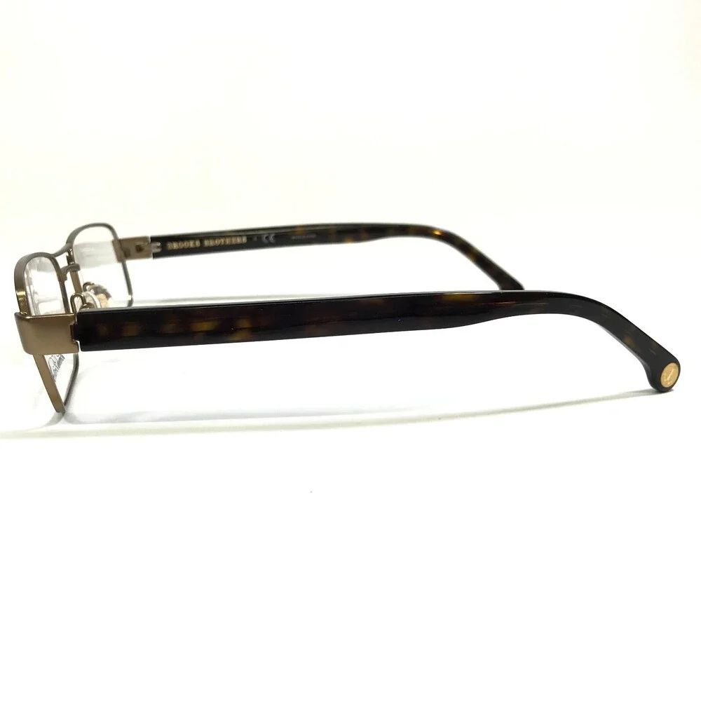 Brooks Brothers Eyeglasses Frames BB1011 1526 Brown Tortoise Dark Gold 53-17-145